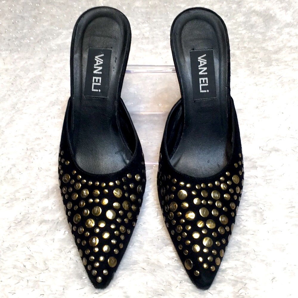 Vintage studded mule 8 Narrow